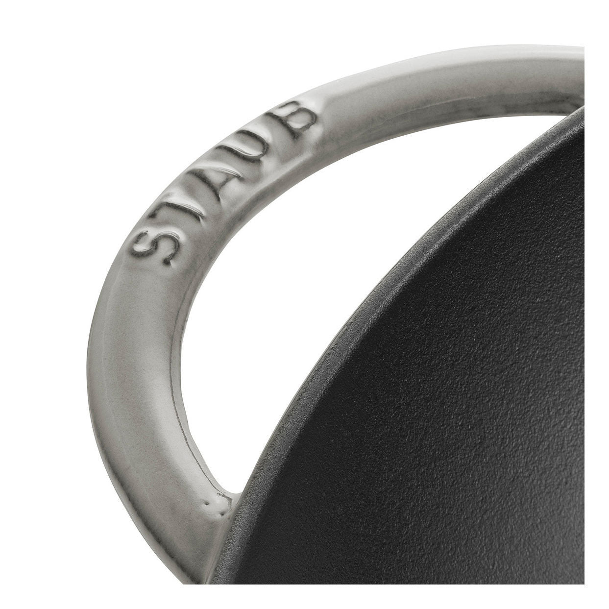 STAUB Specialities 37 Cm / 14.5 Inch Cast Iron Wok With Glass Lid, Graphite-Grey