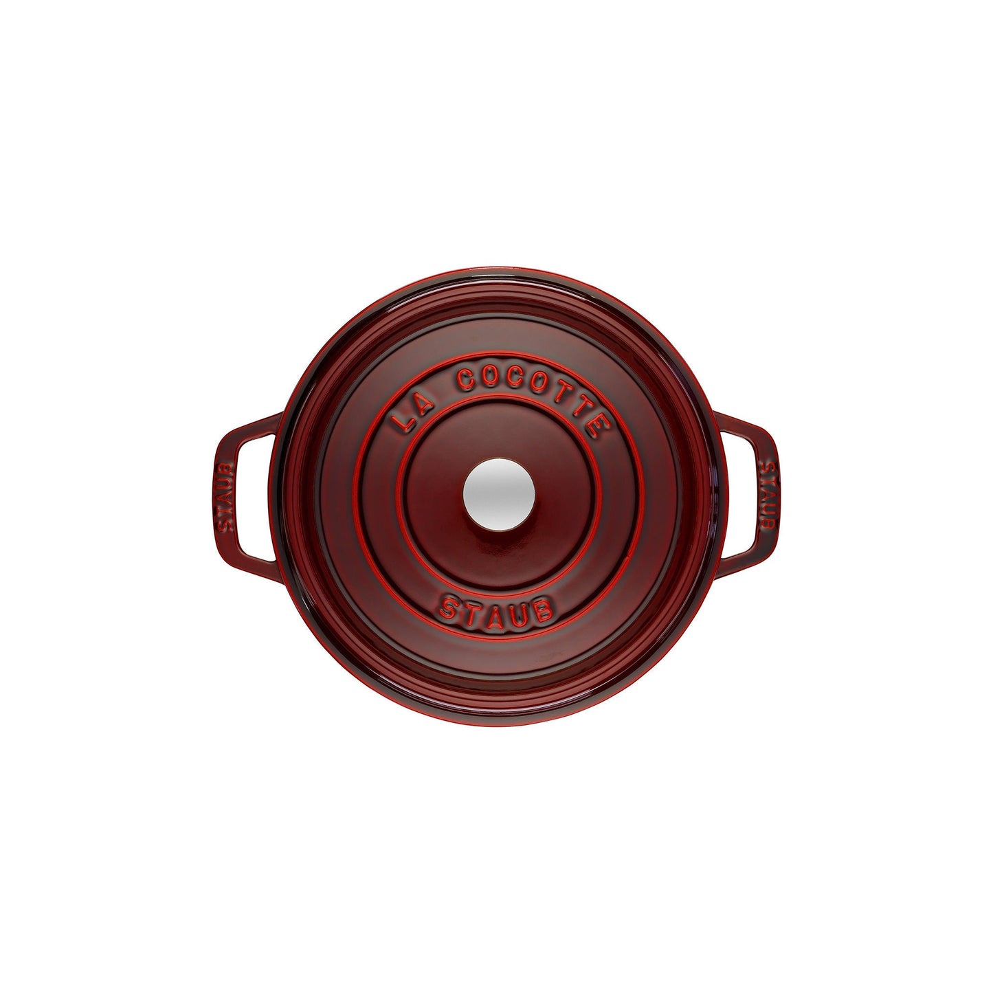 STAUB La Cocotte 6.75 L Cast Iron Cocotte, Grenadine-Red