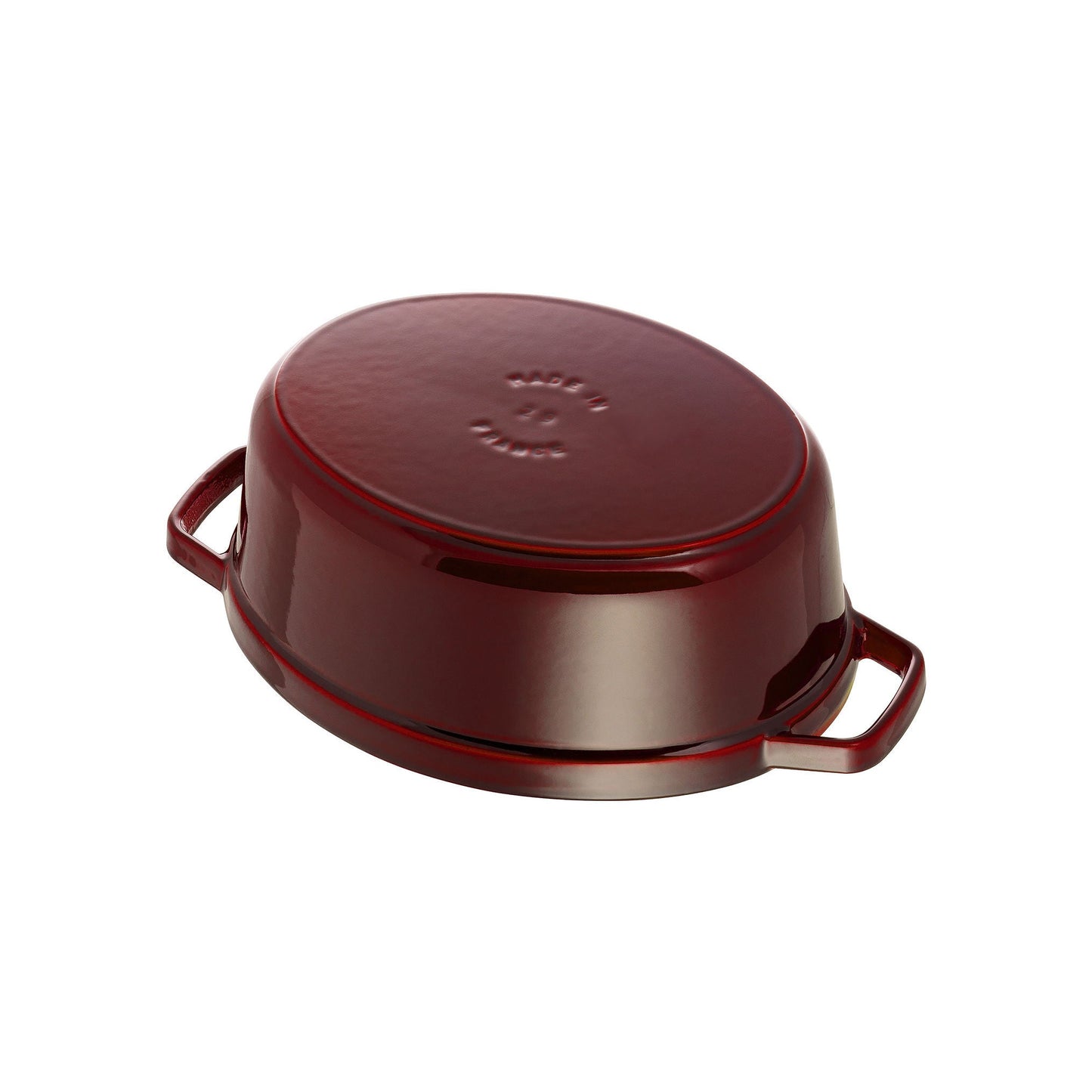 STAUB La Cocotte 4.25 L Cast Iron Oval Cocotte, Grenadine-Red