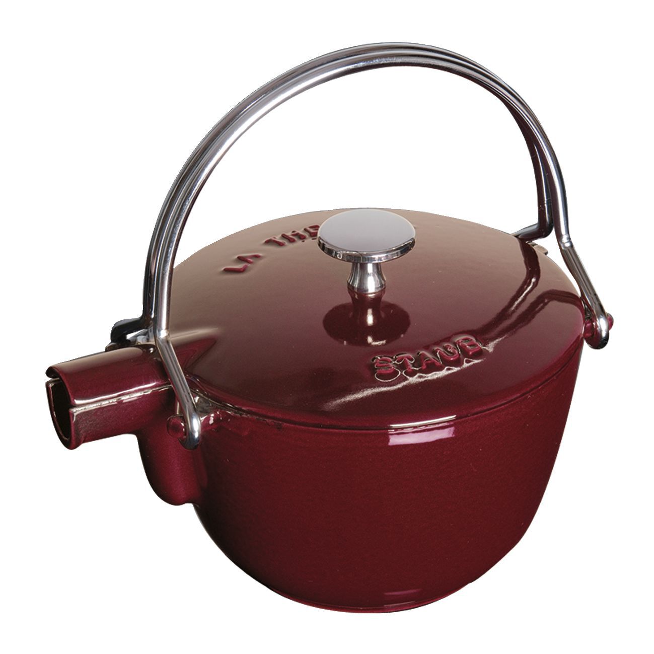 STAUB Specialities 1.1 L Tea Pot, Grenadine-Red