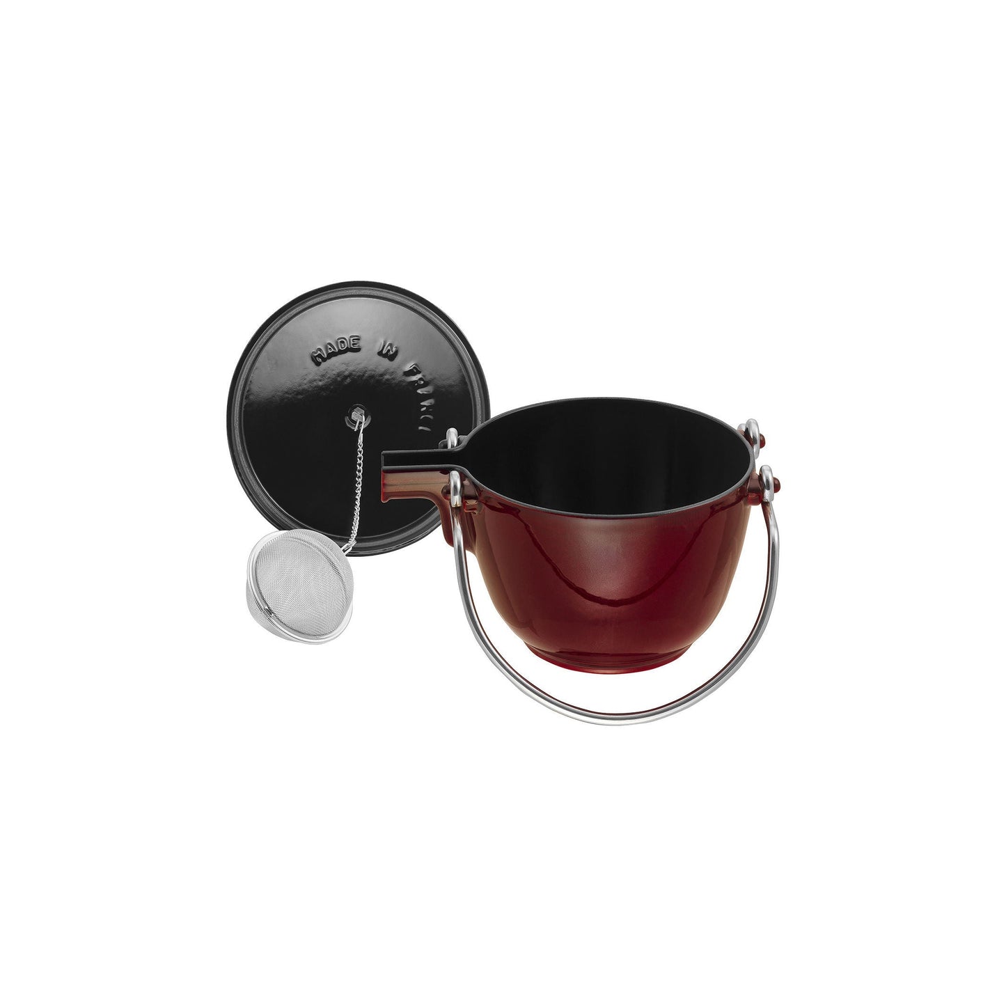 STAUB Specialities 1.1 L Tea Pot, Grenadine-Red