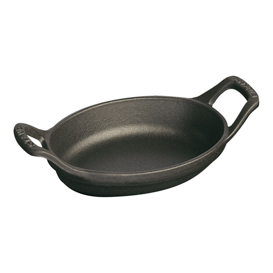 STAUB Specialities Cast Iron Oval Oven Dish, Black