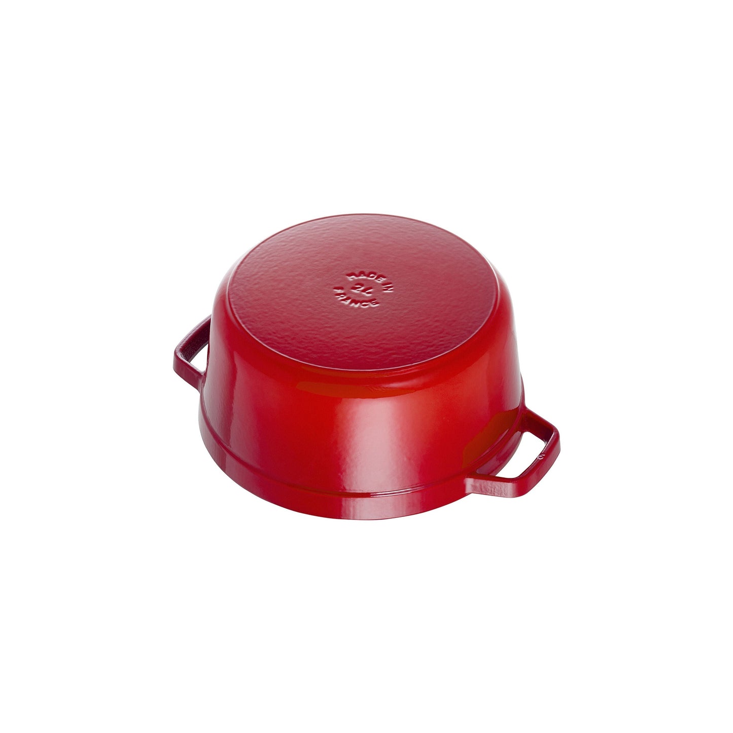 STAUB La Cocotte 5.25 L Cast Iron Round Cocotte, Cherry