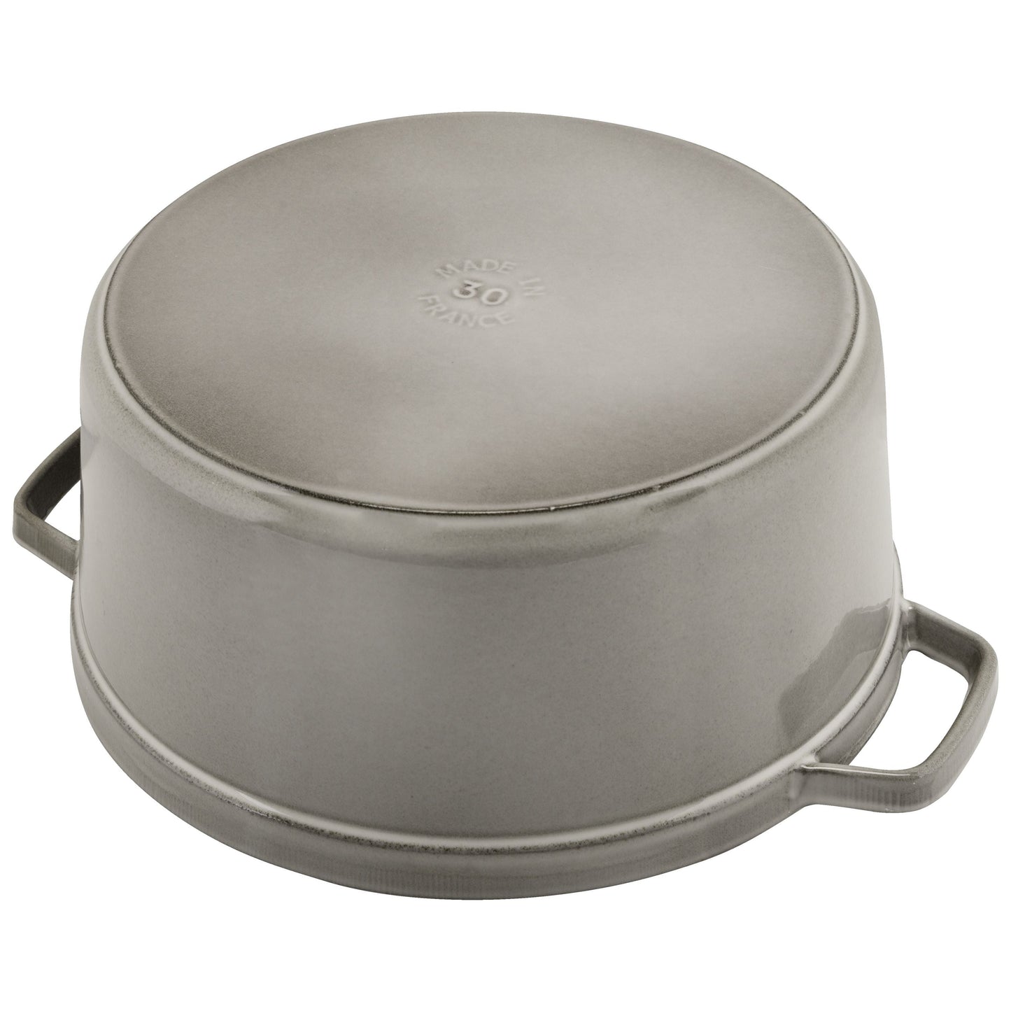 STAUB La Cocotte 8.4 L Cast Iron Round Cocotte, Graphite-Grey