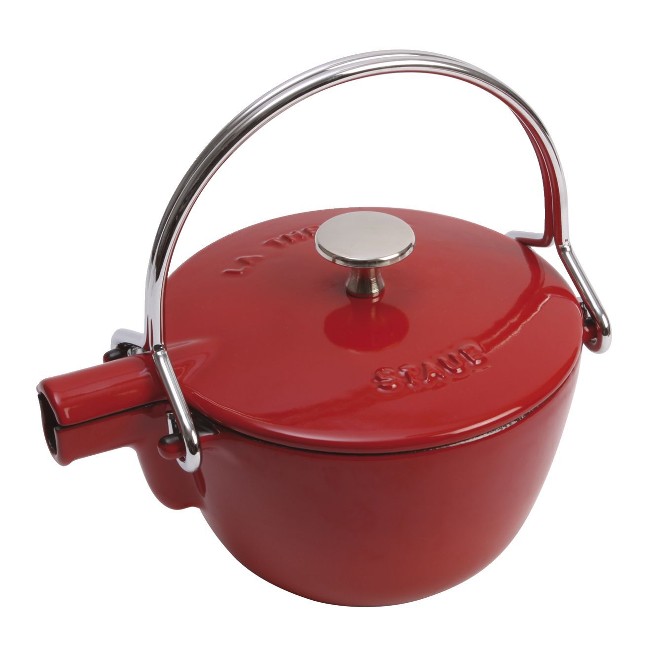 STAUB Specialities 1.1 L Tea Pot, Cherry