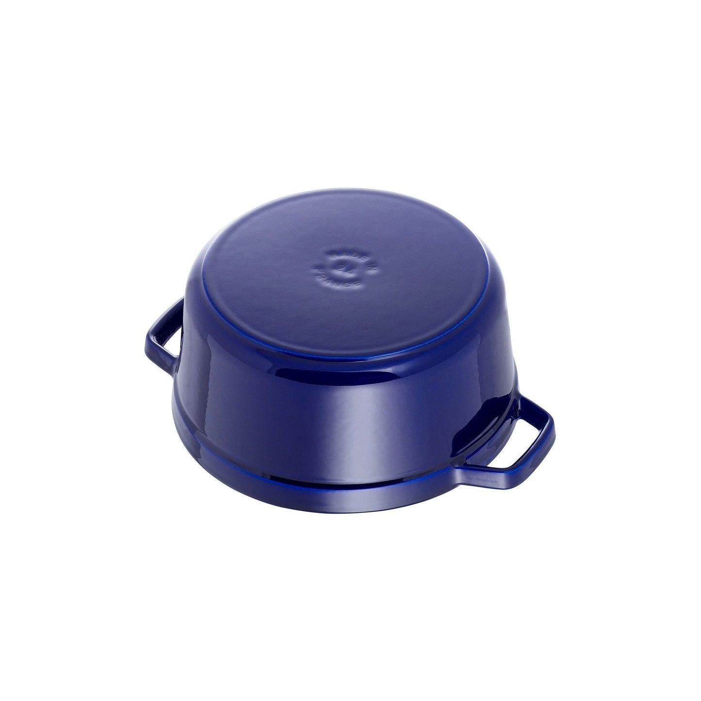 STAUB La Cocotte 8.4 L Cast Iron Round Cocotte, Dark-Blue