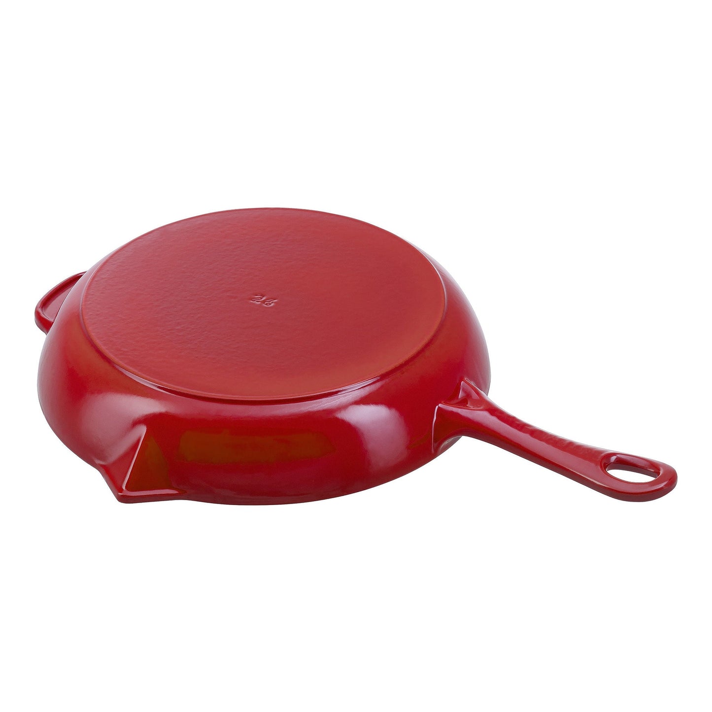 STAUB Pans 26 Cm / 10 Inch Cast Iron Frying Pan, Cherry