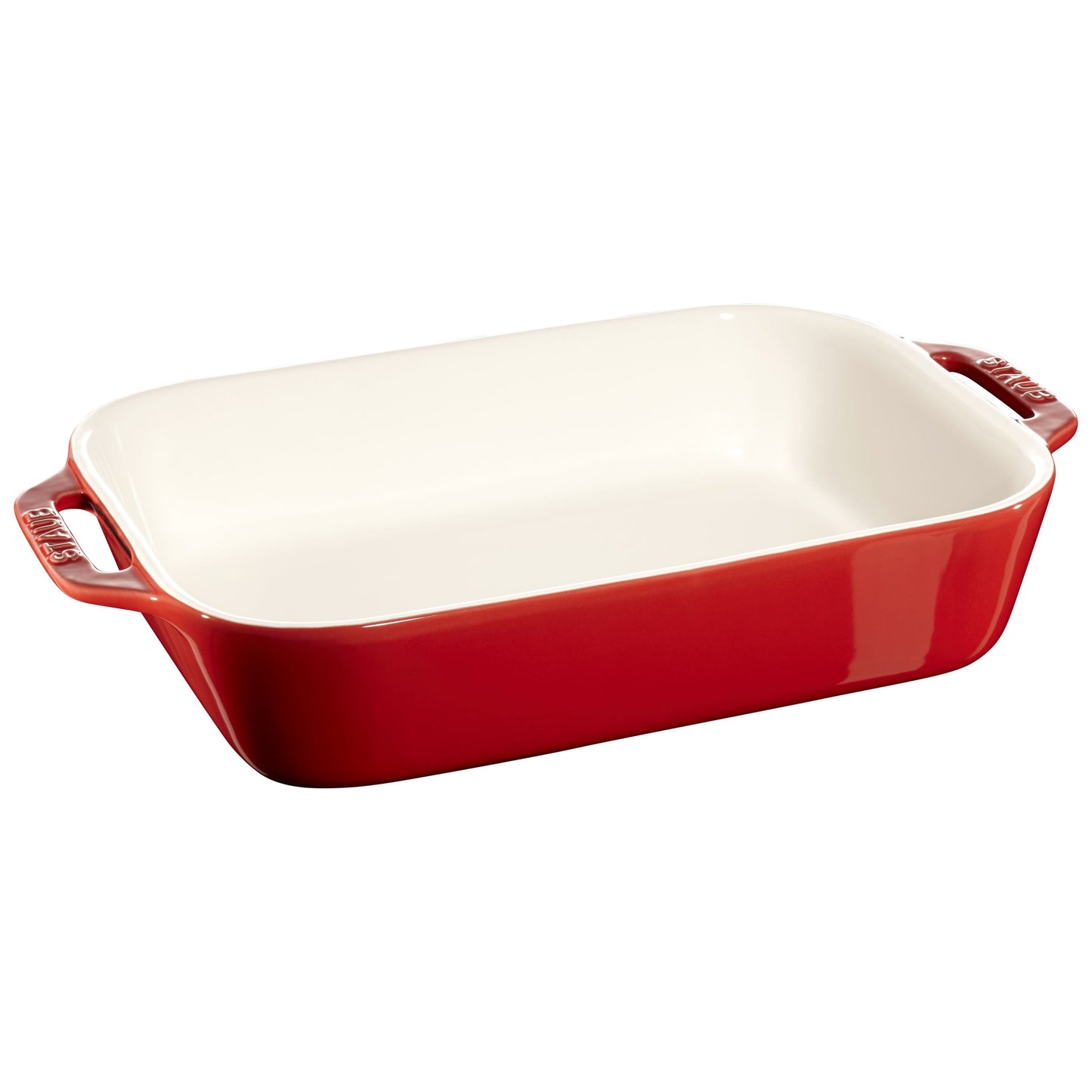 STAUB Ceramique 2,4 L Ceramic Rectangular Oven Dish, Cherry