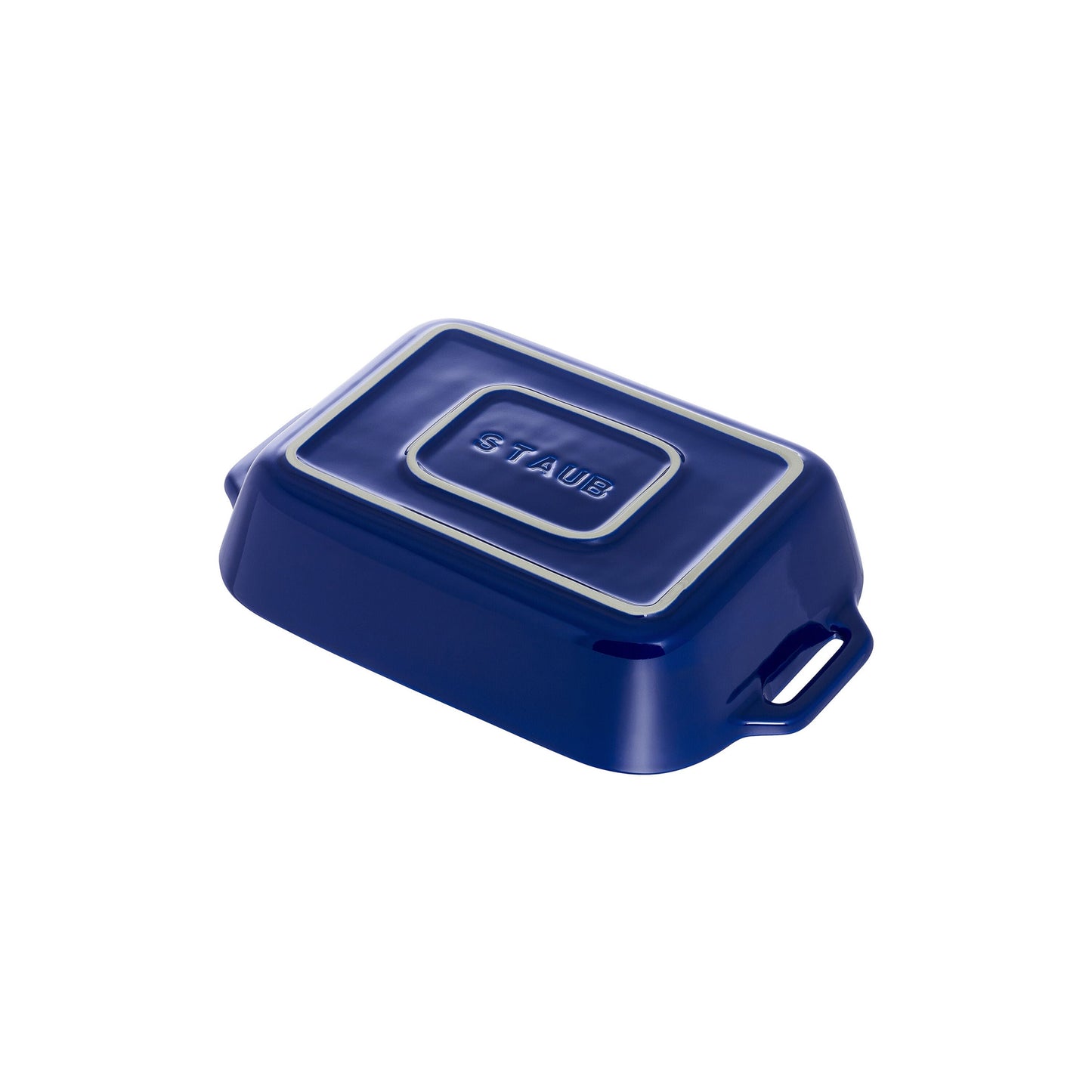 STAUB Ceramique 2,4 L Ceramic Rectangular Oven Dish, Dark-Blue