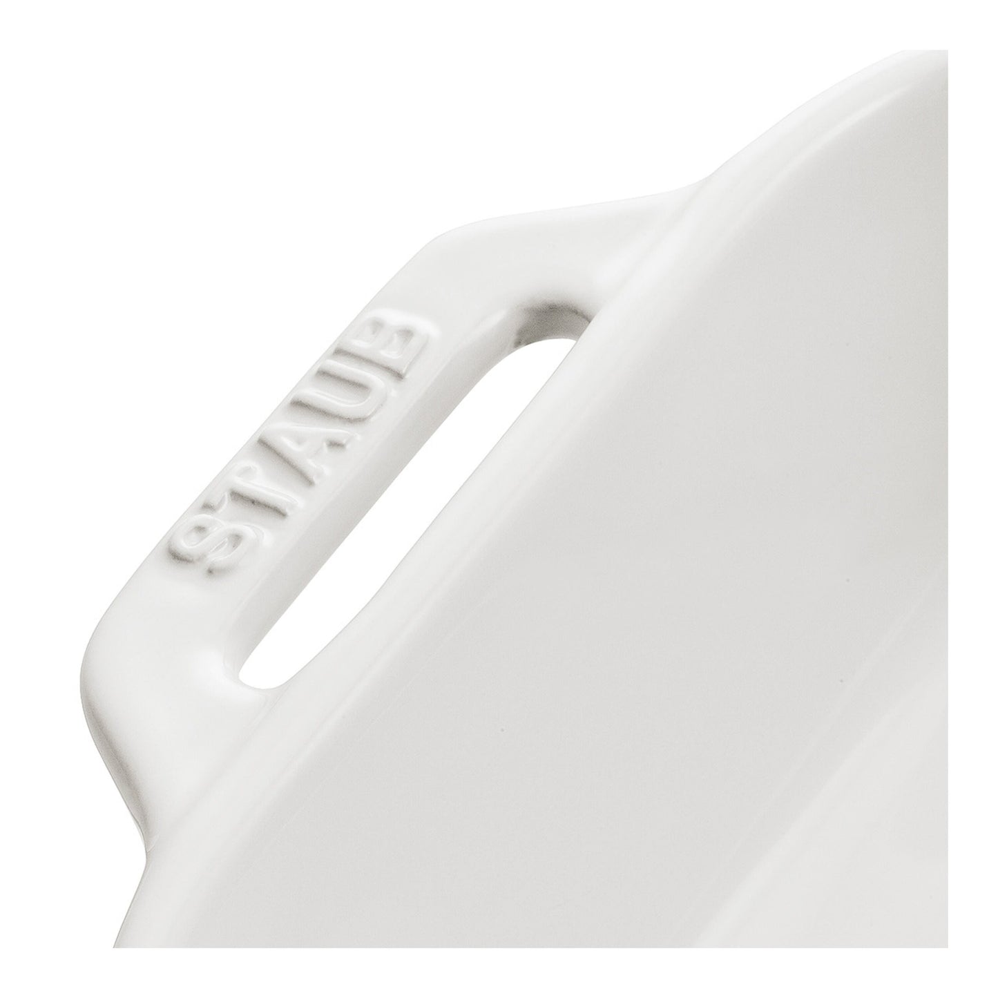 STAUB Ceramique 4.4 L Ceramic Rectangular Oven Dish, White