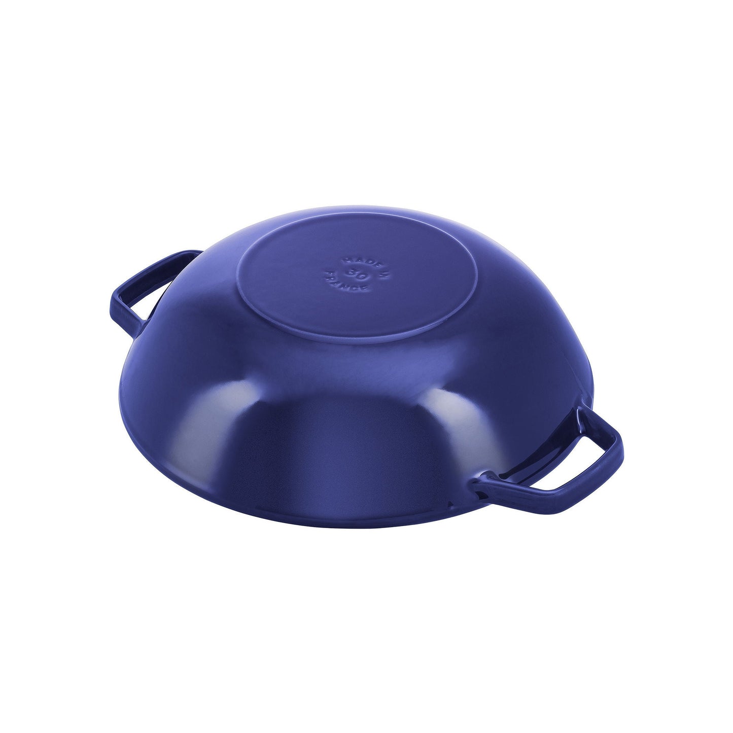 STAUB Specialities 30 cm / 12 inch Cast Iron Perfect Pan / Wok, Dark-Blue