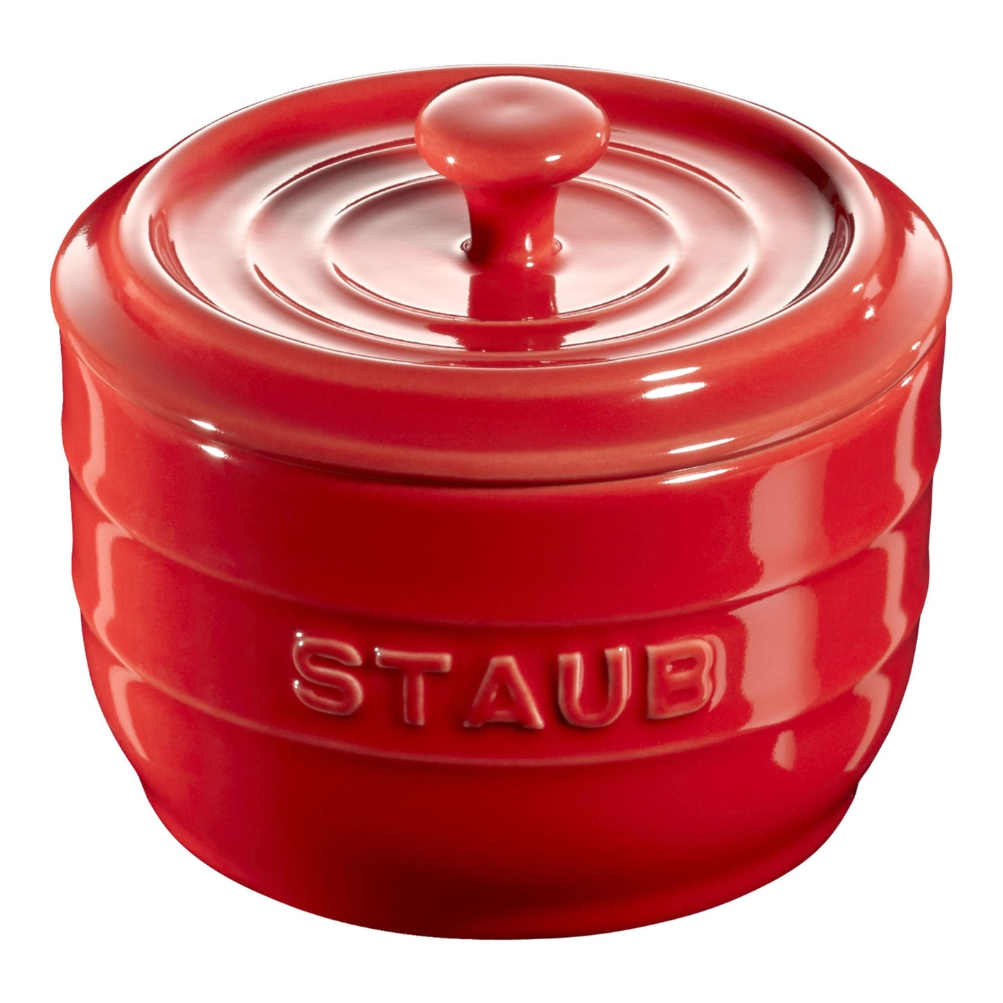 STAUB Ceramique 8 Cm Ceramic Salt Crock, Cherry