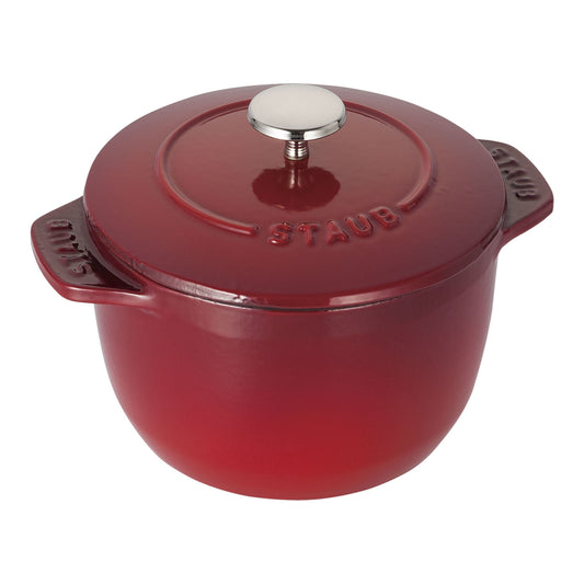 STAUB La Cocotte 725 ML Cast Iron Round Rice Cocotte, Cherry