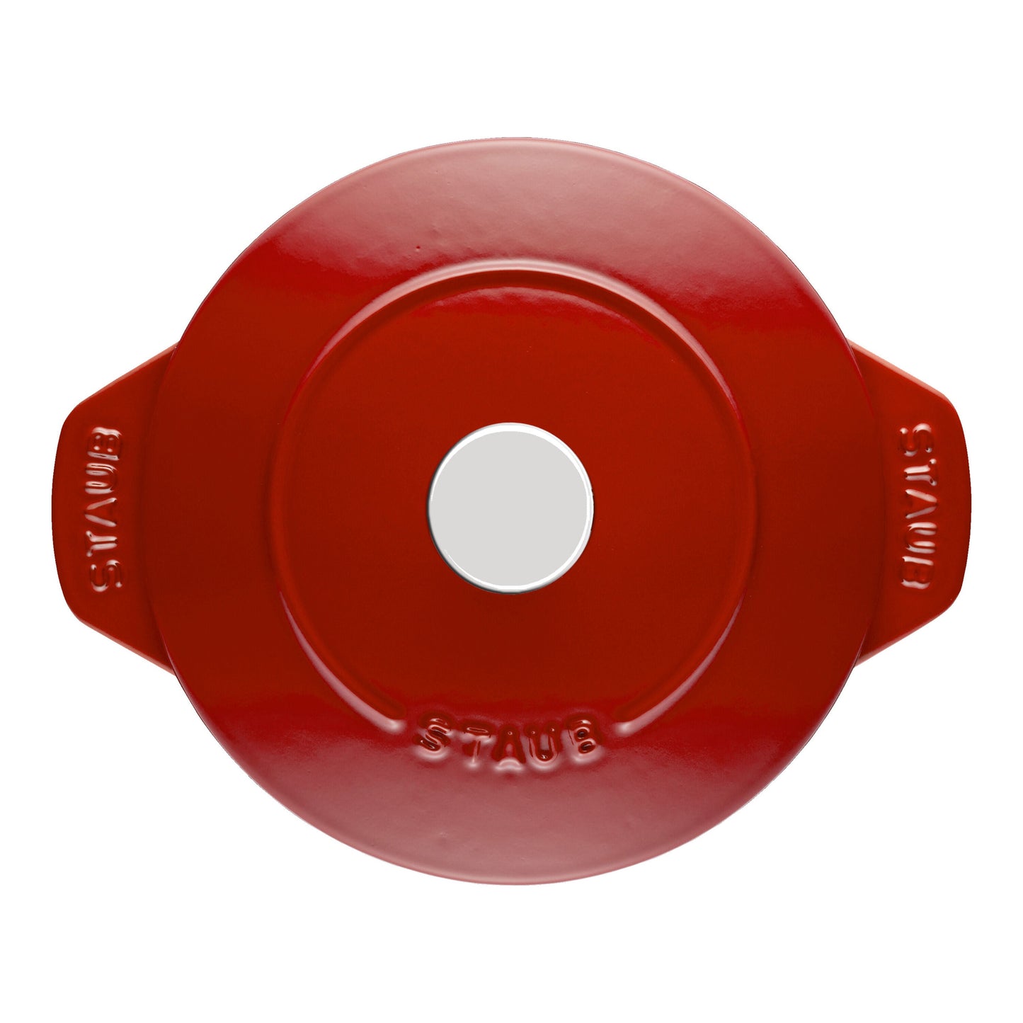 STAUB La Cocotte 1.75 L Cast Iron Round Rice Cocotte, Cherry