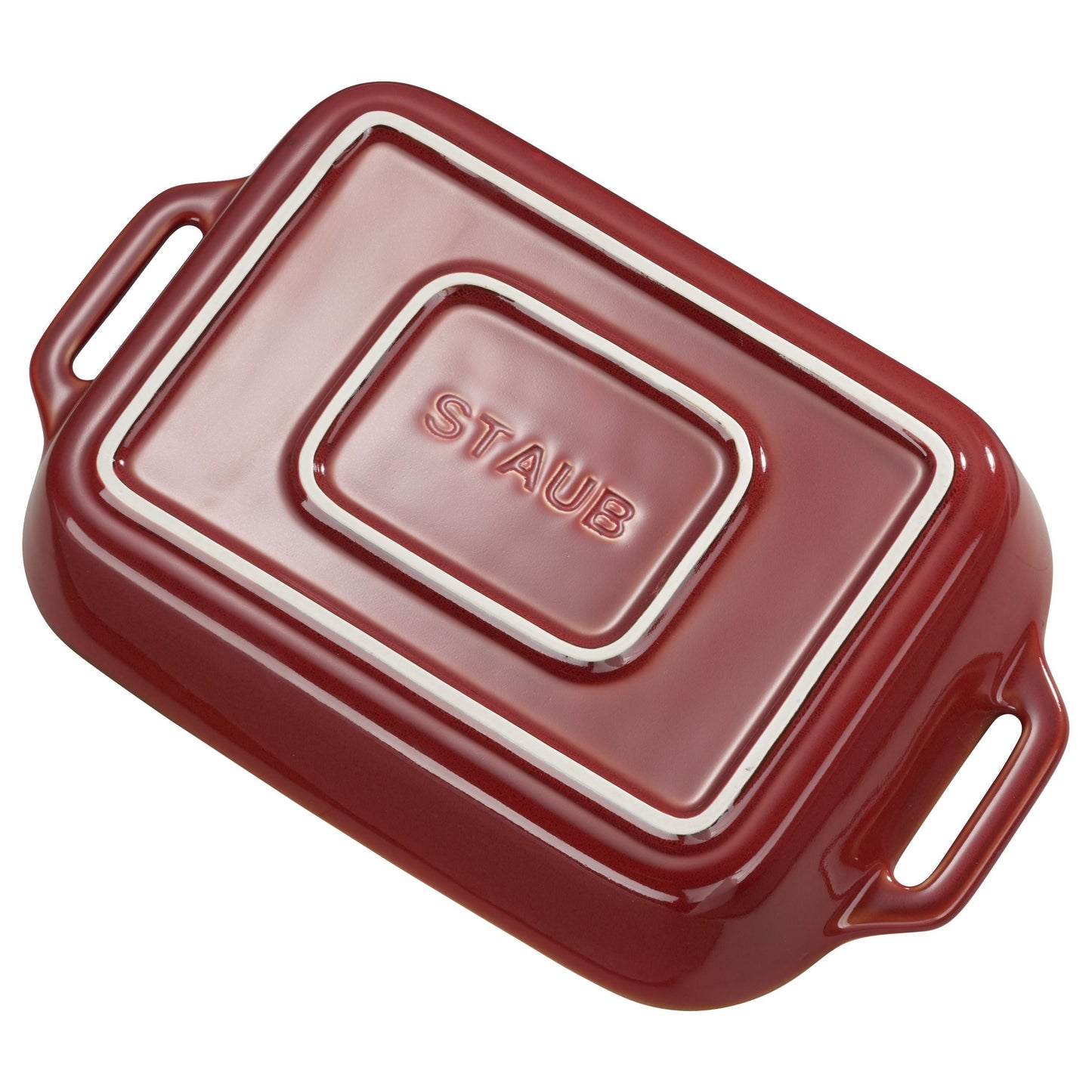 STAUB Ceramique 2,4 L Ceramic Rectangular Oven Dish, Ancient-Copper