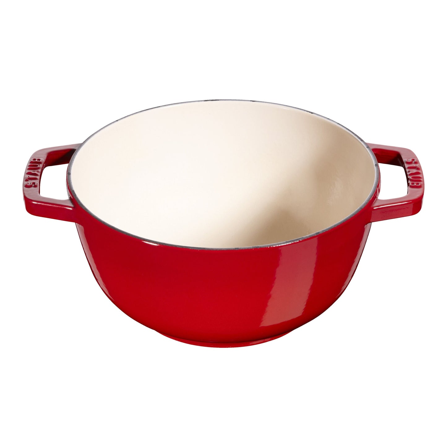STAUB Specialities  Cast Iron Fondue Set, Cherry