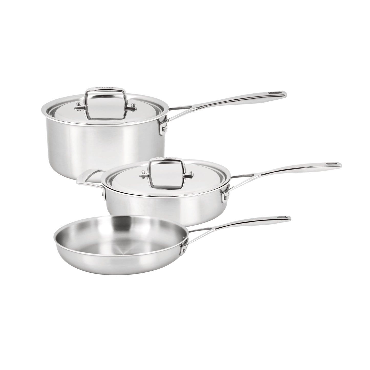 DEMEYERE Essential 5 5 Piece 18/10 Stainless Steel Cookware Set