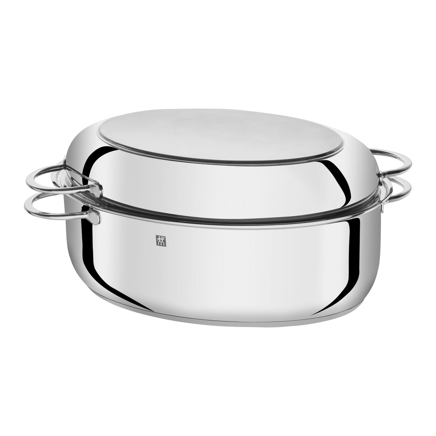 ZWILLING Plus 41 Cm 18/10 Stainless Steel Oval Roaster, Silver