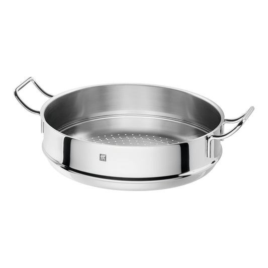 ZWILLING Plus 3 Piece 18/10 Stainless Steel Wok With Steamer and Lid