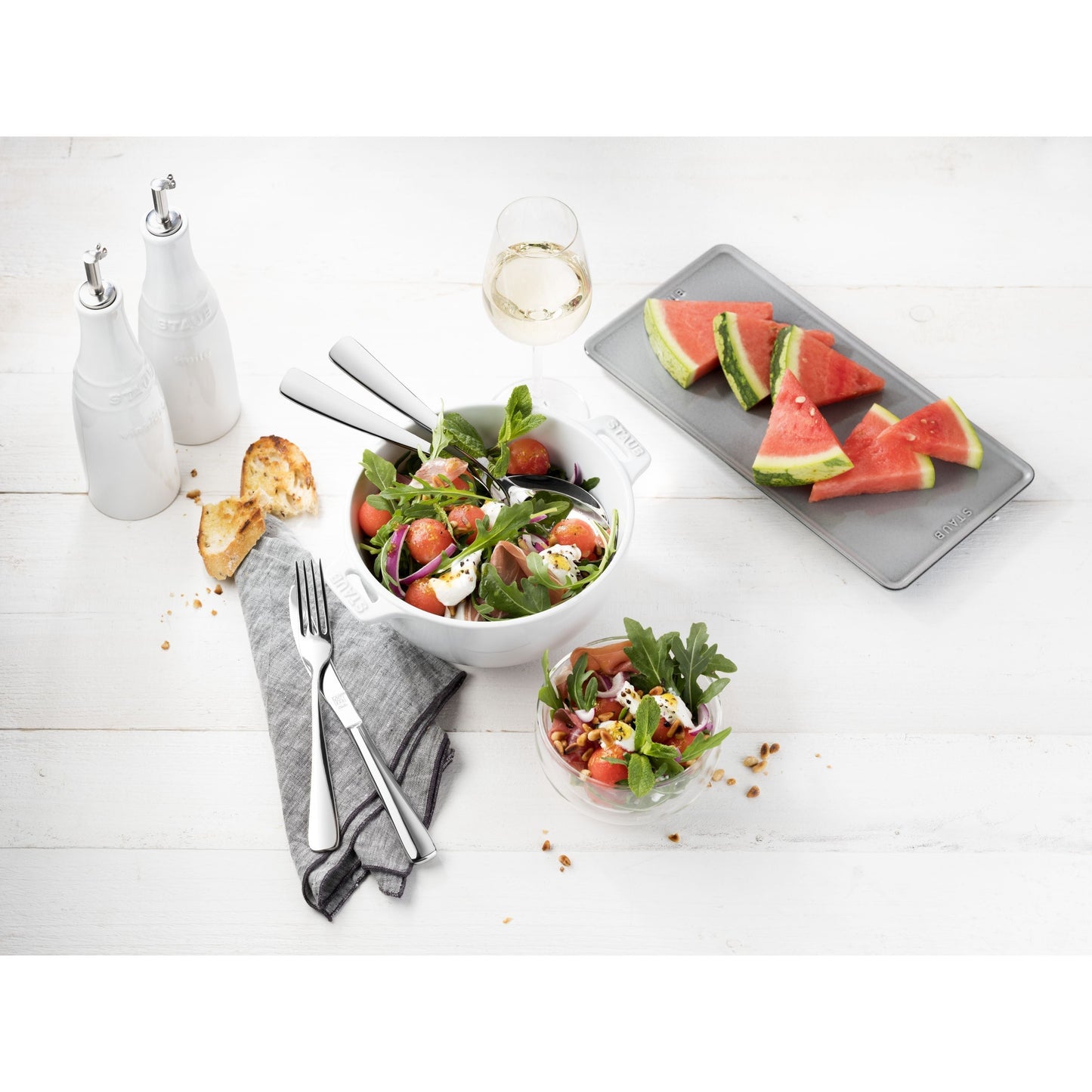 STAUB Ceramique 18 Cm Ceramic Round Bowl, Pure-White