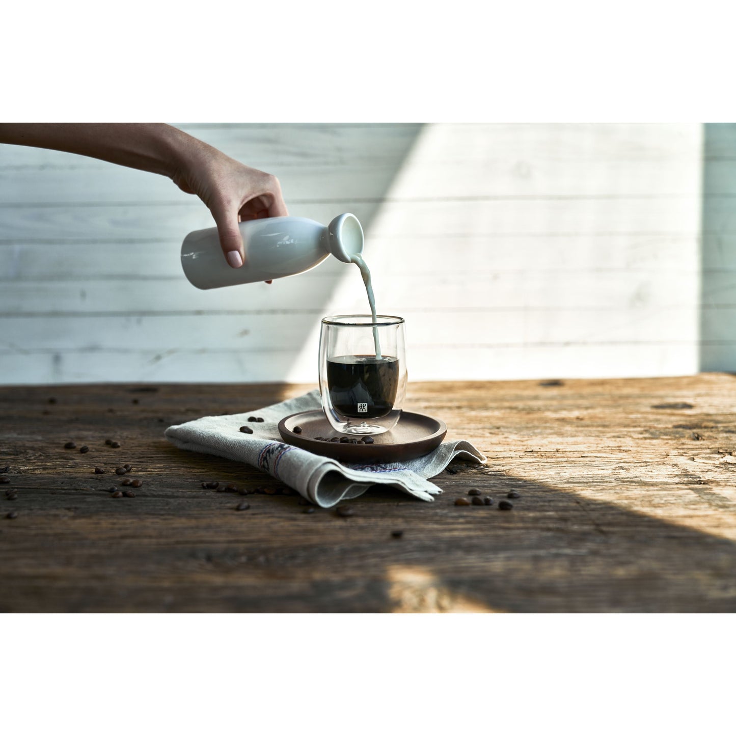 ZWILLING Sorrento 2 Piece Coffee Glass Set, Transparent