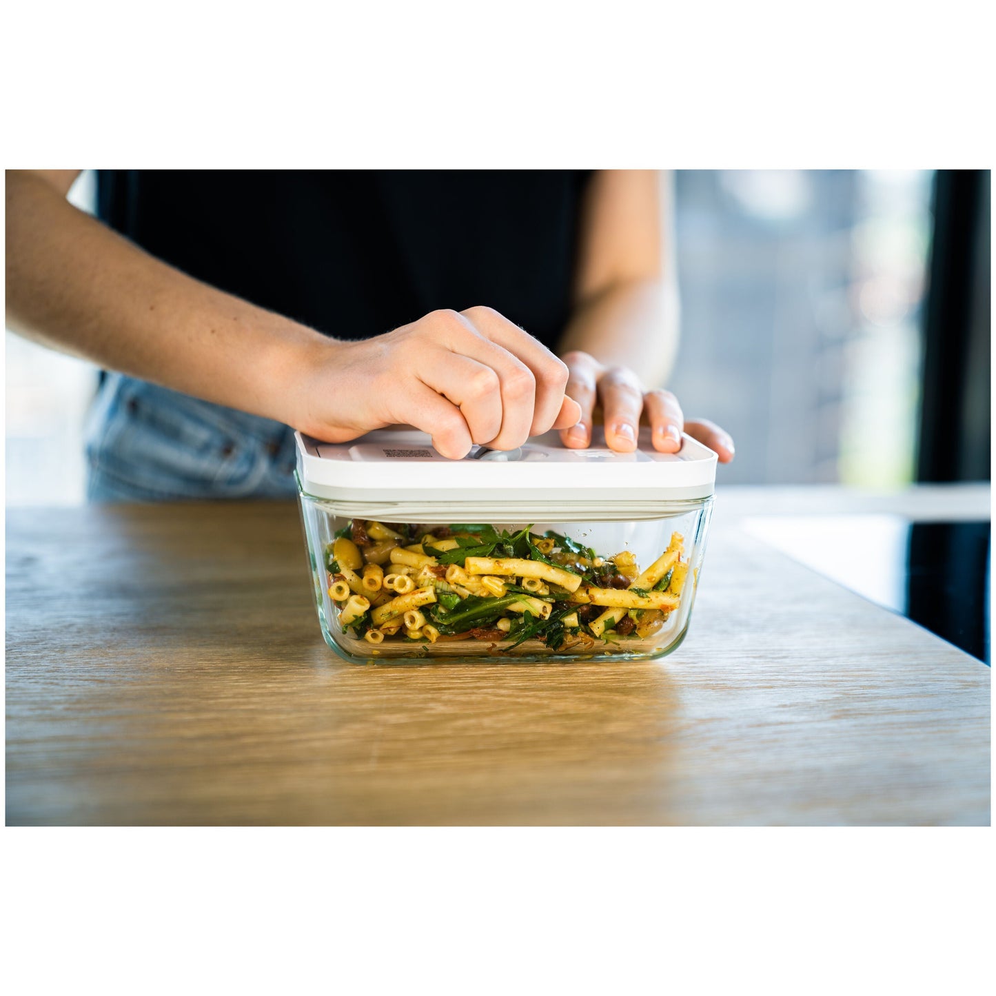 ZWILLING Fresh & Save M / 2 Piece Vacuum Box Set, Glass, Grey