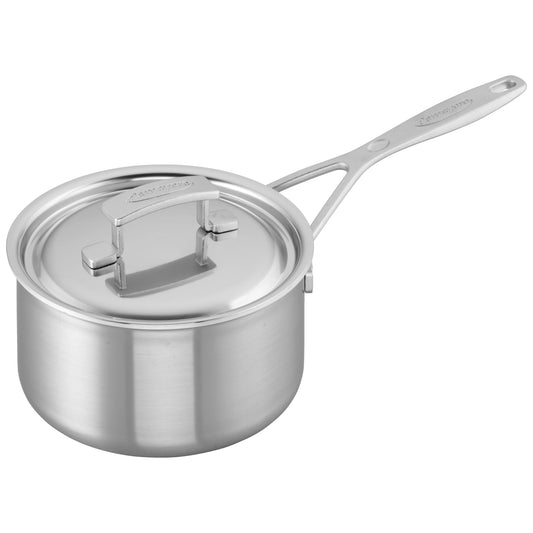 DEMEYERE Industry 5-Ply 2-Qt Stainless Steel Saucepan