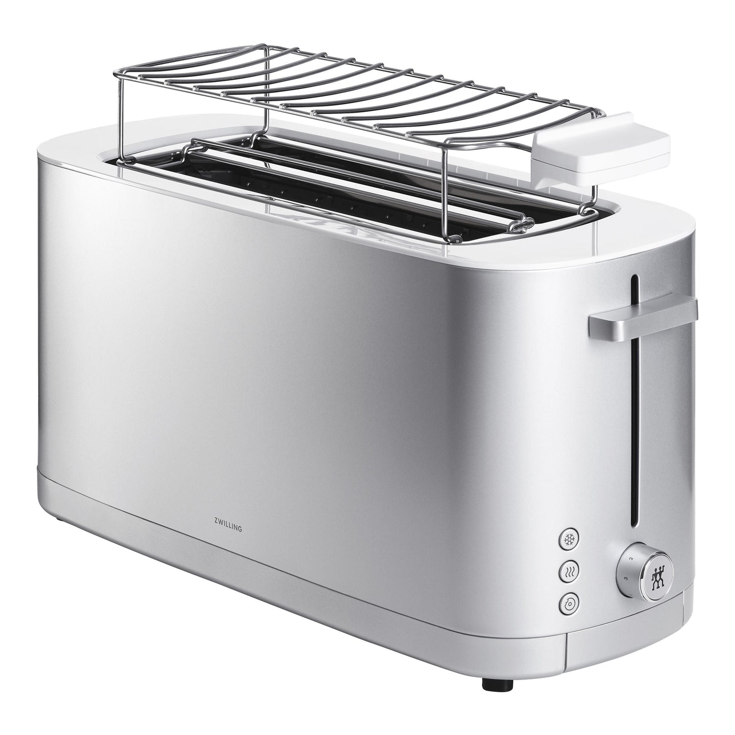 ZWILLING Enfinigy Bun Warmer, 2 Long Slots, Silver