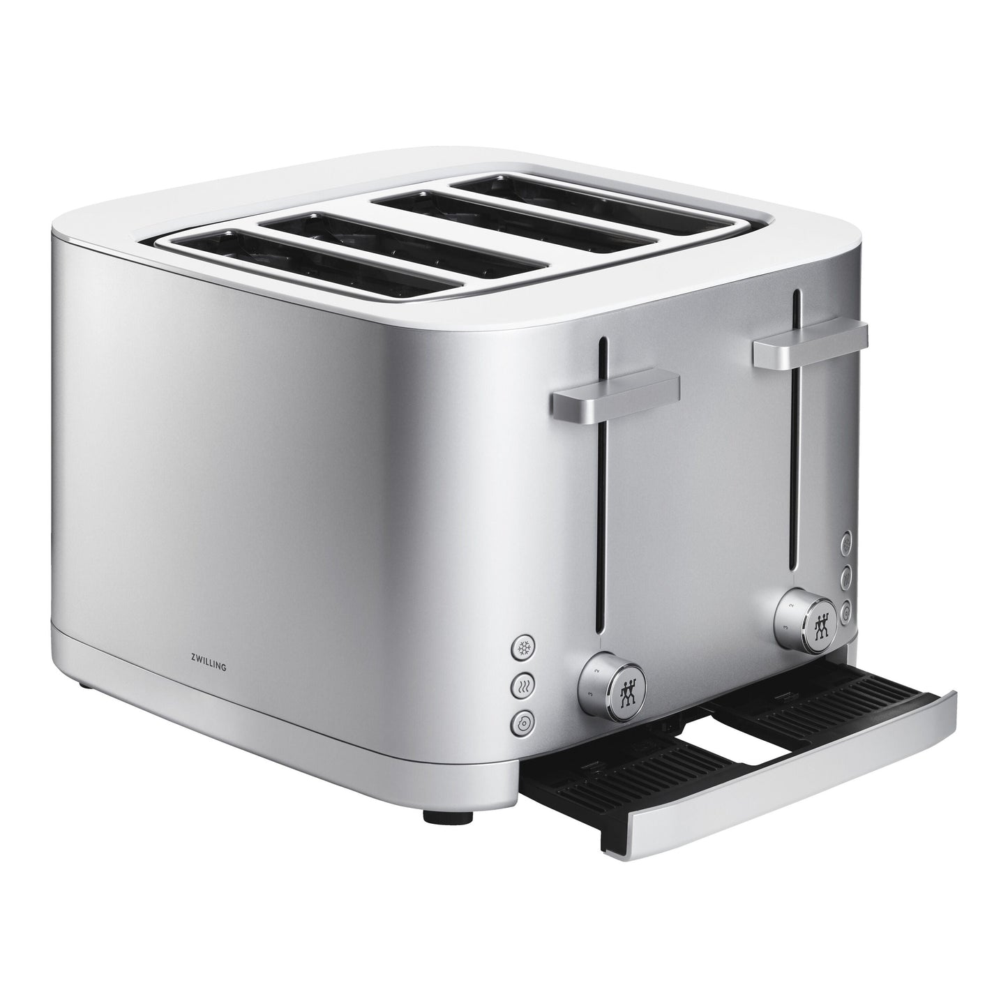 ZWILLING Enfinigy 4 Short Slots Toaster - Silver