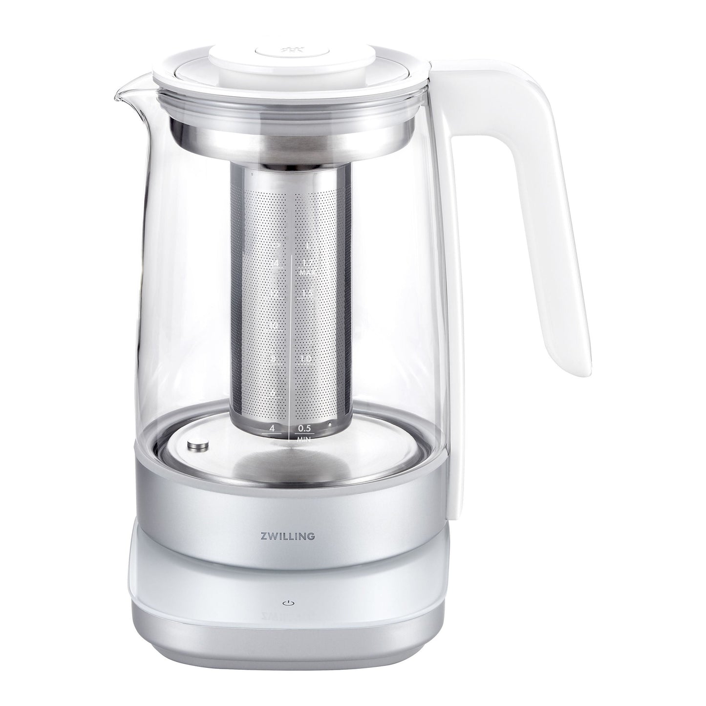 ZWILLING Enfinigy 1.7 L Glass Programable Electric Kettle - Silver