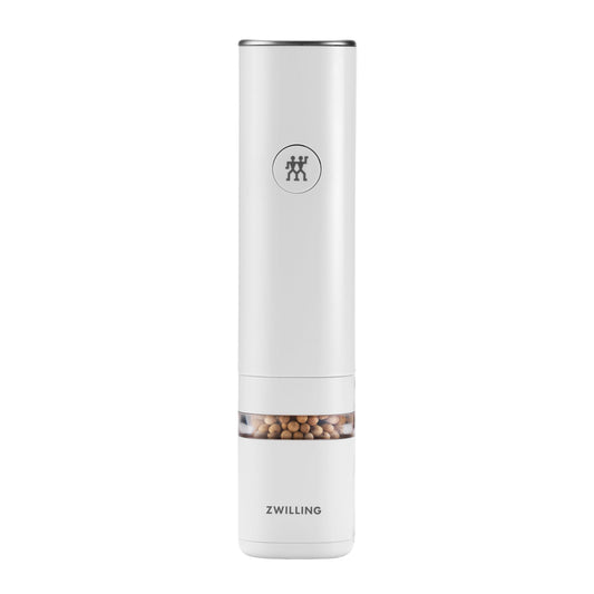 ZWILLING Enfinigy Electric Salt and Pepper Mill, White