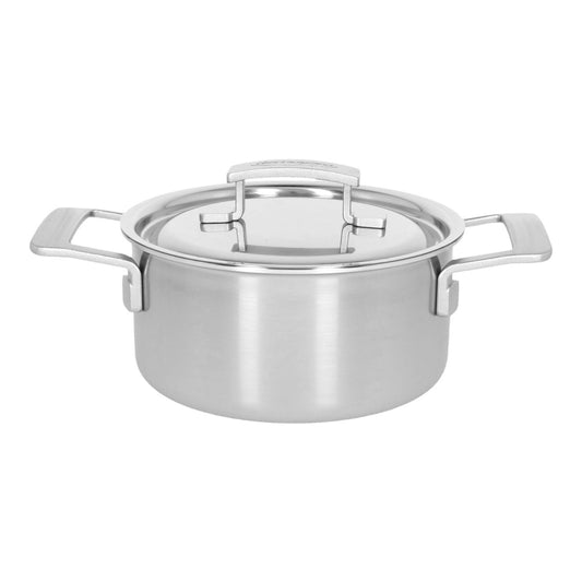 DEMEYERE Industry 5 2.2 L 18/10 Stainless Steel Stew Pot With Lid