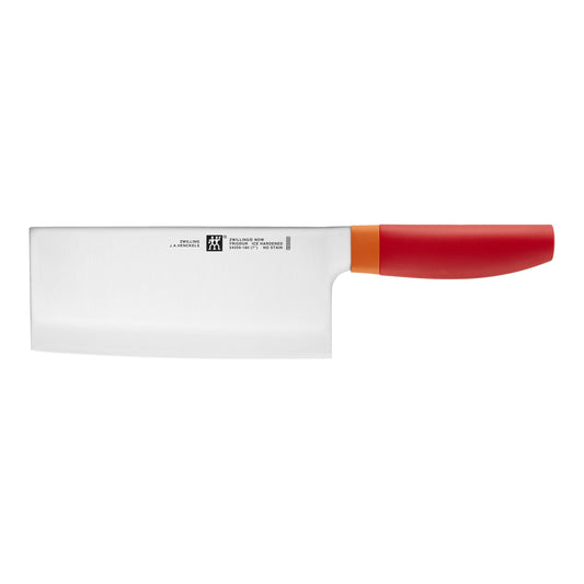 ZWILLING Now S 7 Inch Chinese Chef's Knife, Red