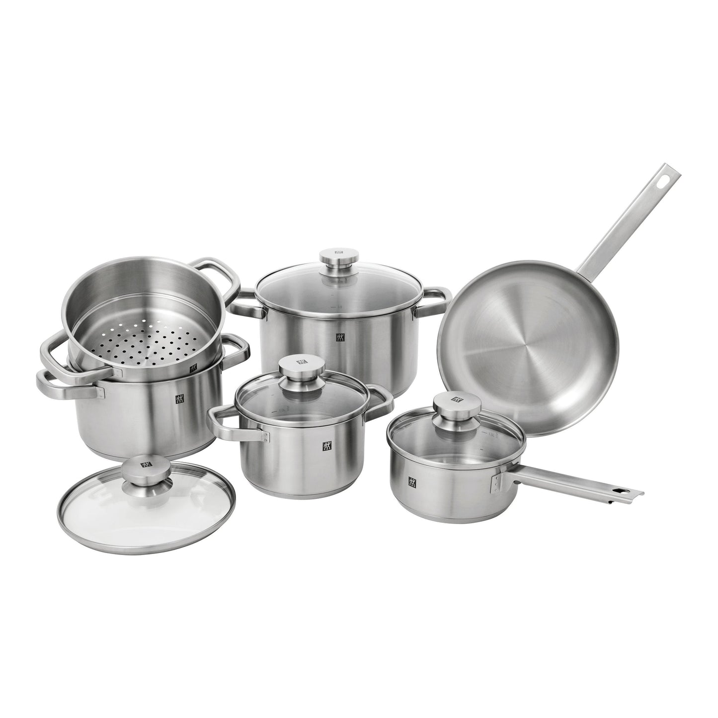 ZWILLING Joy Cookware Set, 10 Piece 18/10 Stainless Steel