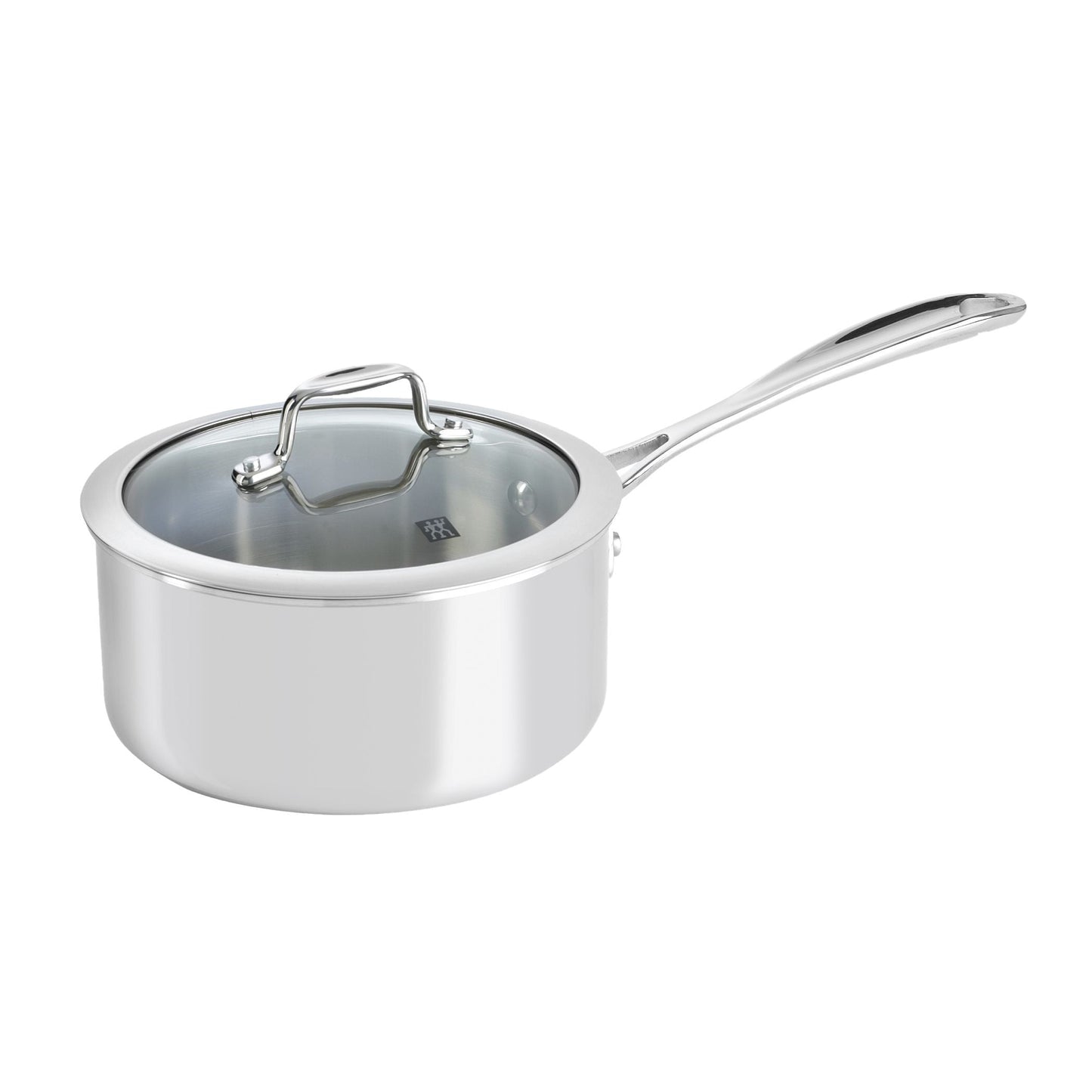 ZWILLING Vista Clad 10 Piece 18/10 Stainless Steel Cookware Set With Bonus Non-Stick Frypan