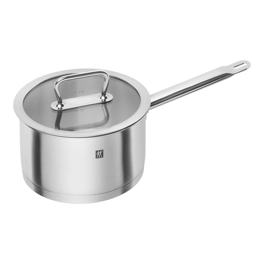 ZWILLING Pro 3 L 18/10 Stainless Steel Round Sauce Pan, Silver