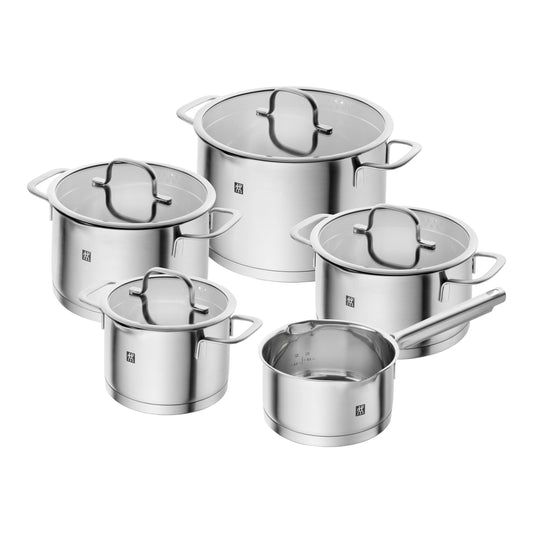 ZWILLING TrueFlow 9 Piece Cookware Set  9 Piece Stainless Steel