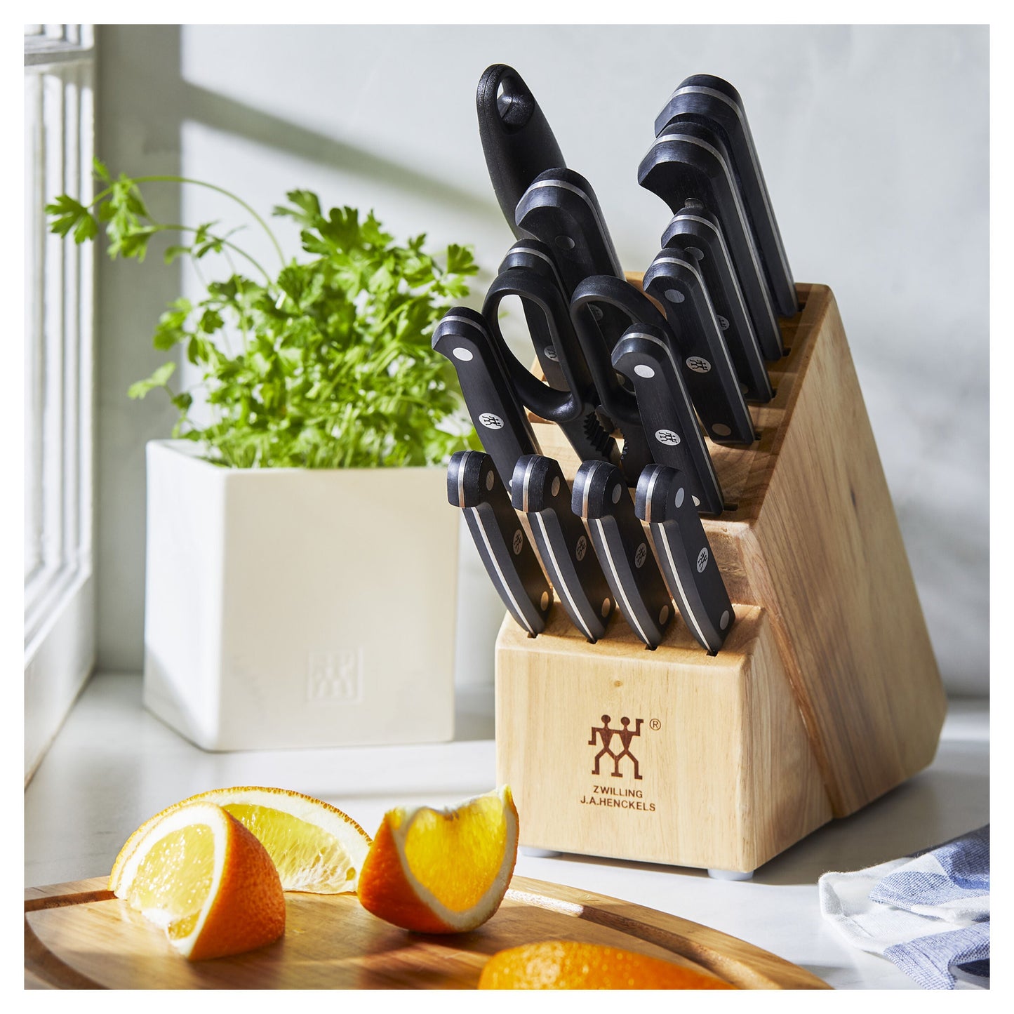ZWILLING Gourmet 14 Piece, Knife Block Set