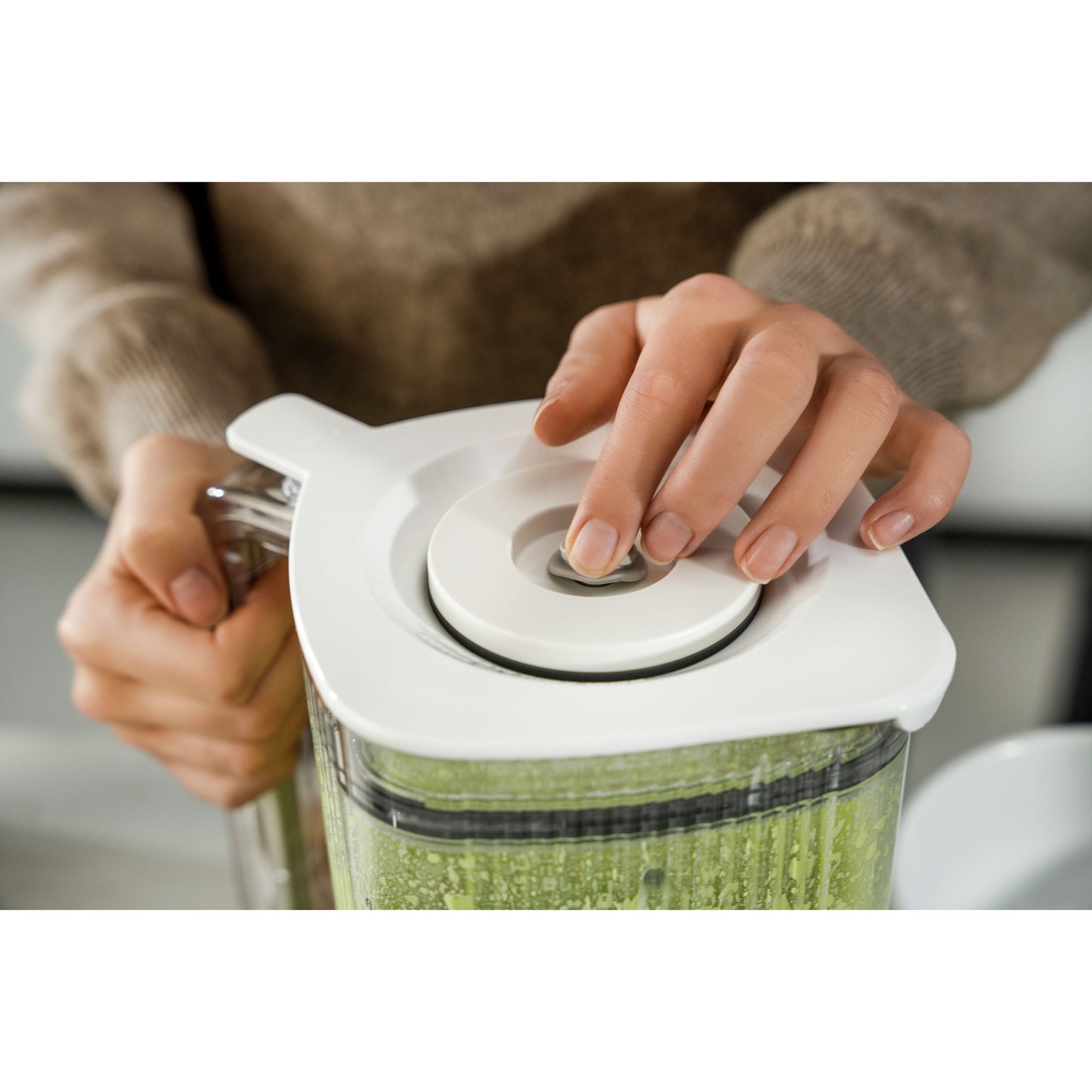 ZWILLING Enfinigy Vacuum Adapter for Table-/Power Blender, White