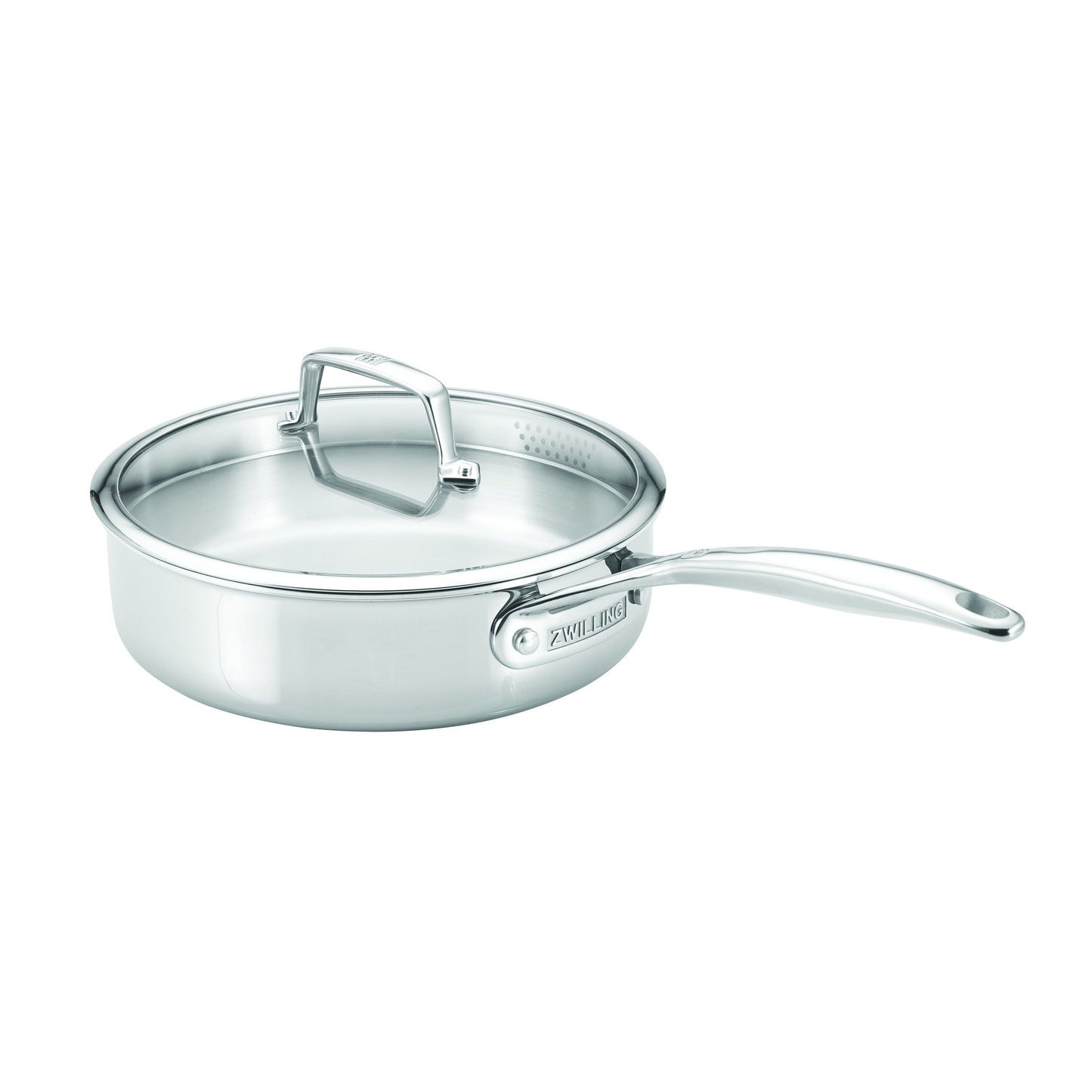 ZWILLING Energy X3 Saute Pan, 24 Cm, 18/10 Stainless Steel