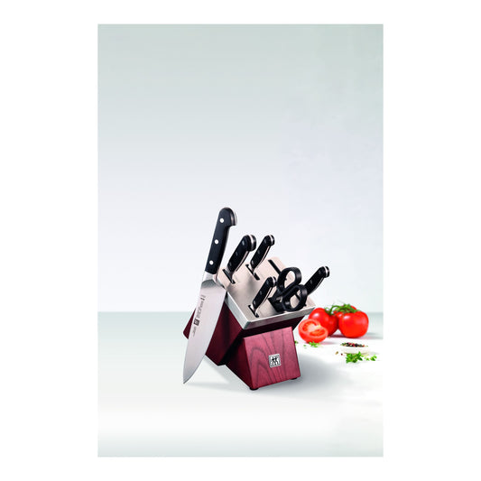 ZWILLING Pro 7 Piece Self Sharpening Block Set, Brown