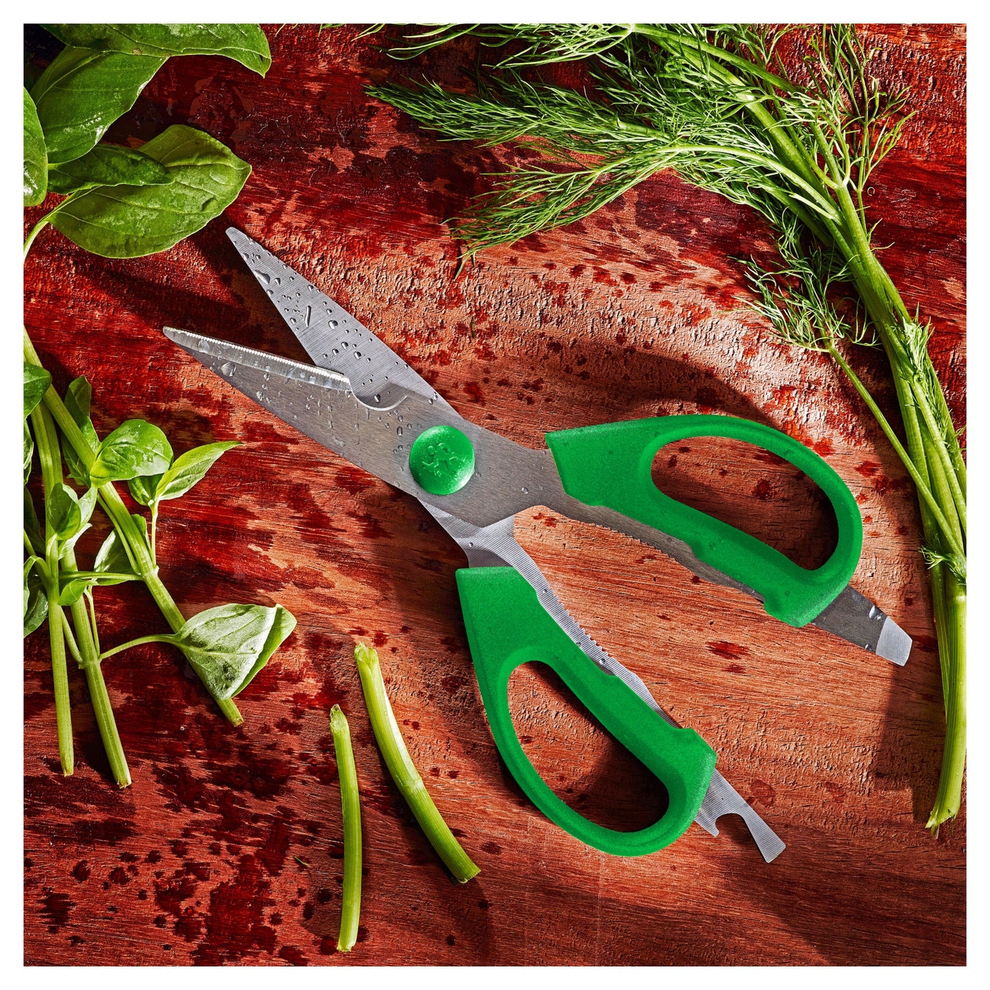 HENCKELS Kitchen Elements Multi-Purpose Shears, Green