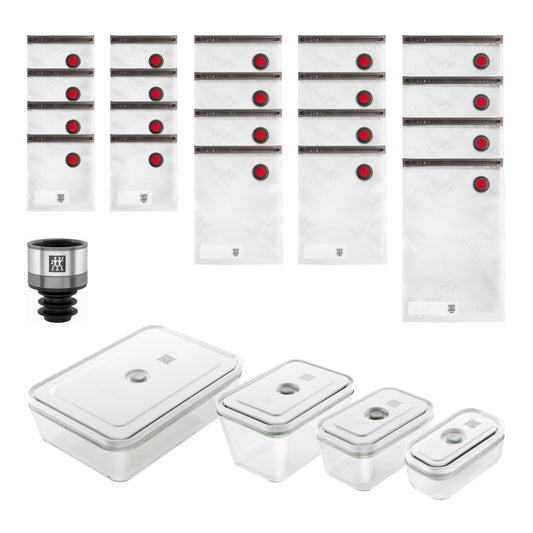 ZWILLING Fresh & Save Glass Vacuum Expansion Set, 25 Piece