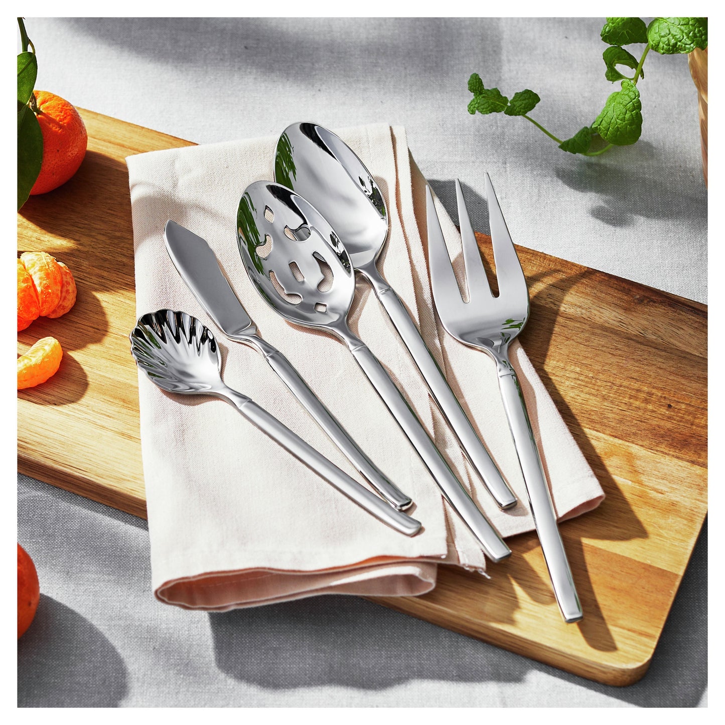 ZWILLING Opus 45 Piece Flatware Set Polished