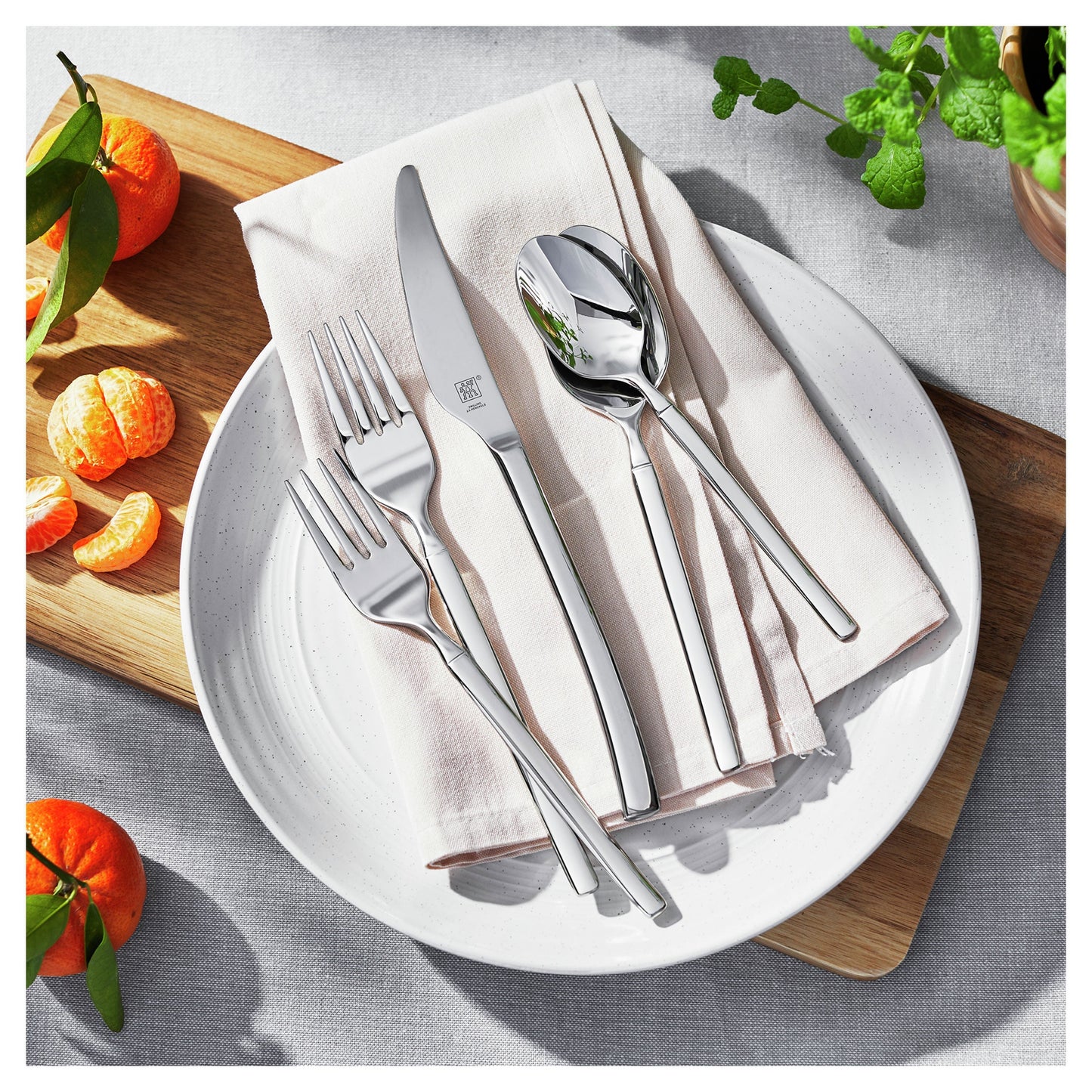 ZWILLING Opus 45 Piece Flatware Set Polished