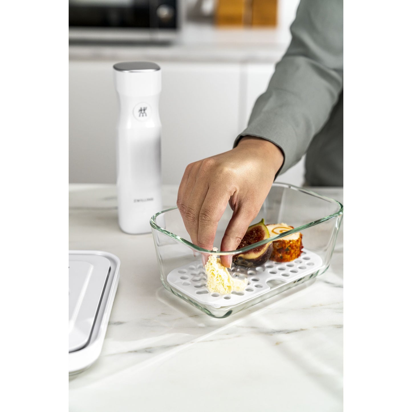 ZWILLING Fresh & Save Vacuum Accessory Set for Glass Boxes, M/L / 2 Piece