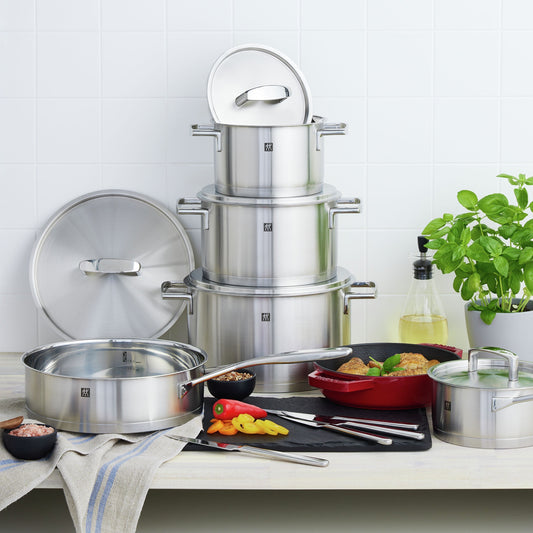ZWILLING Passion 10 Piece 18/10 Stainless Steel Cookware Set