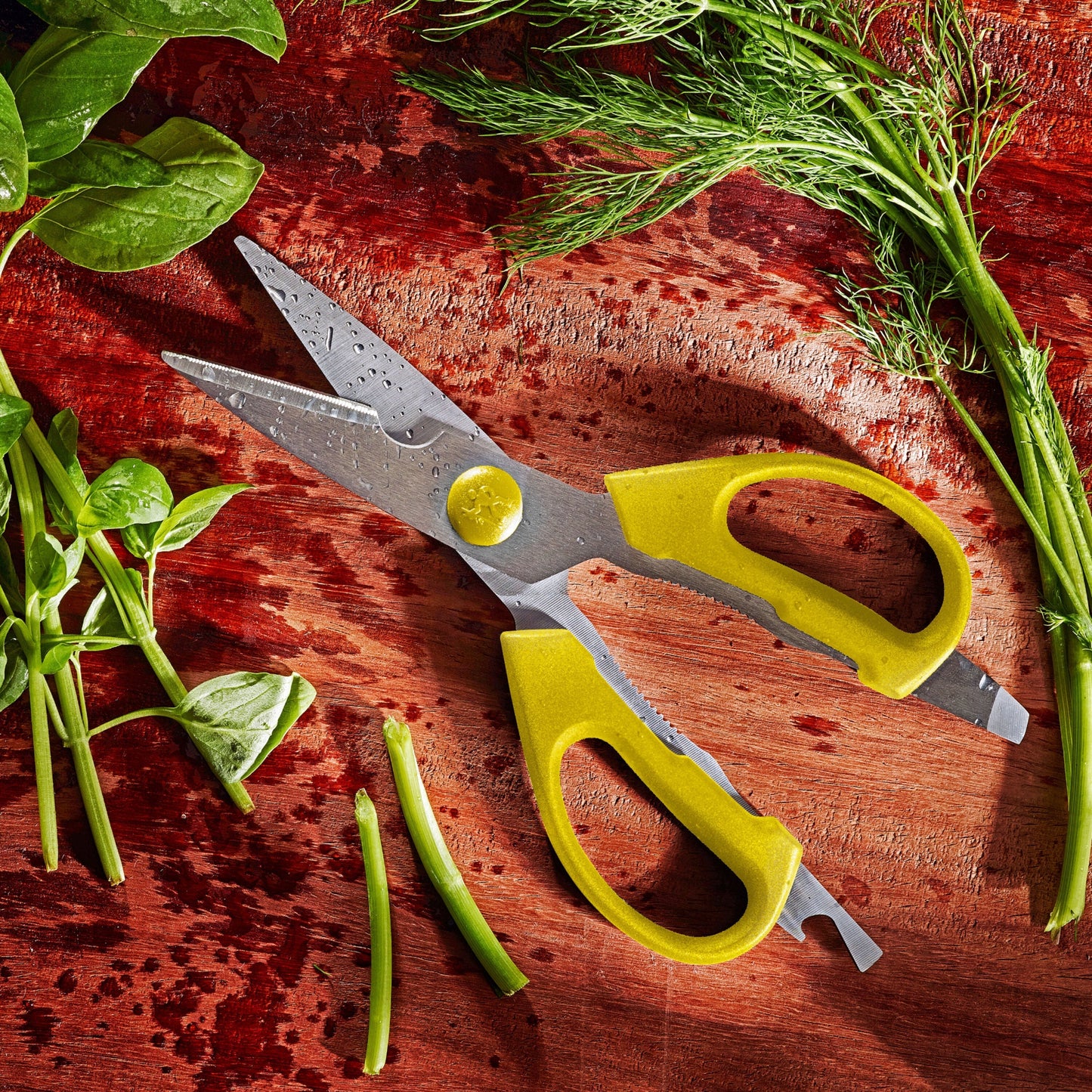 HENCKELS Kitchen Elements Multi-Purpose Shears, Yellow