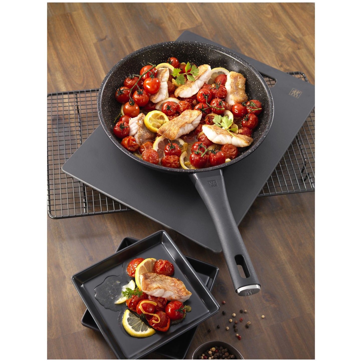 ZWILLING Marquina 3 Piece Aluminum Fry Pan Set