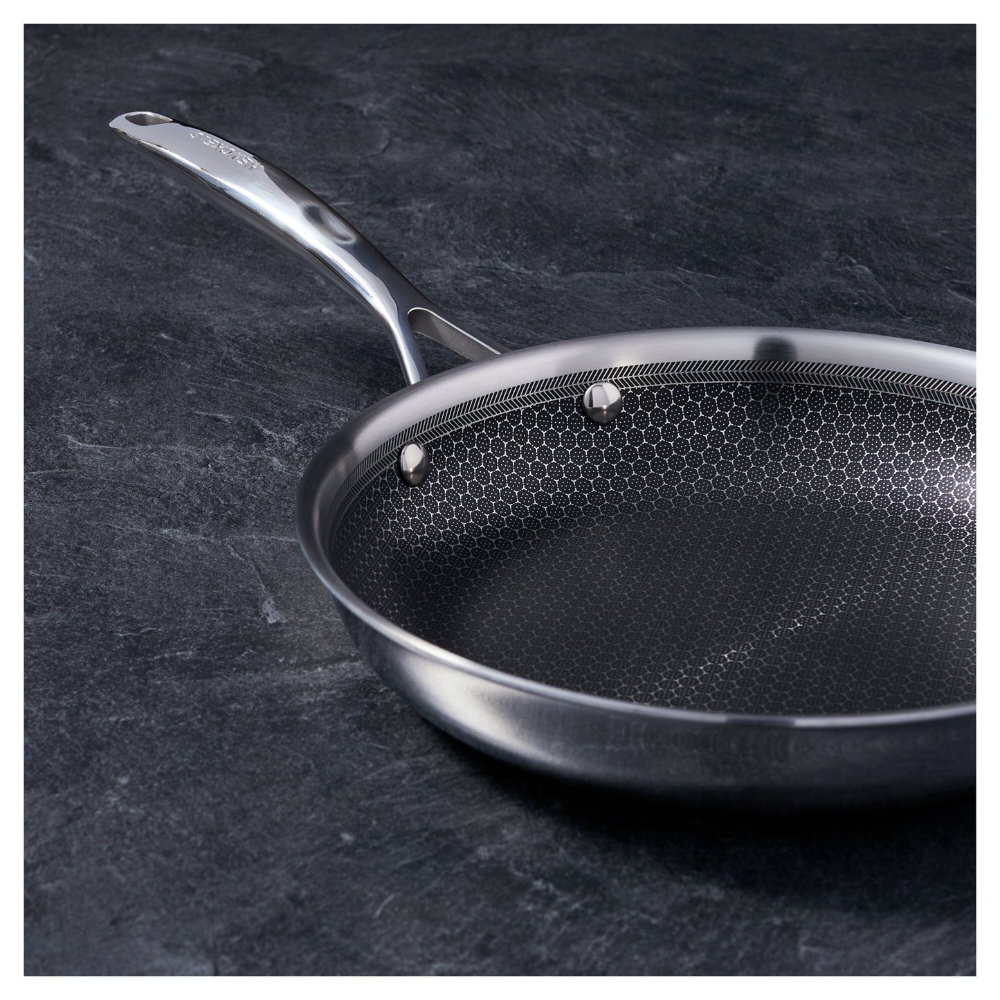 HENCKELS Paradigm 3 Piece Stainless Steel Fry Pan Set